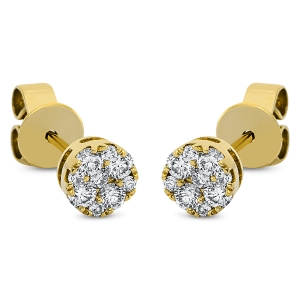 Ohrstecker  18kt Gelbgold mit 0,36ct Diamanten