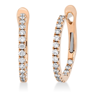 Creolen  18kt Gelbgold mit 0,34ct Diamanten