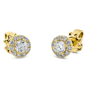 Ohrstecker  18kt Gelbgold mit 0,36ct Diamanten