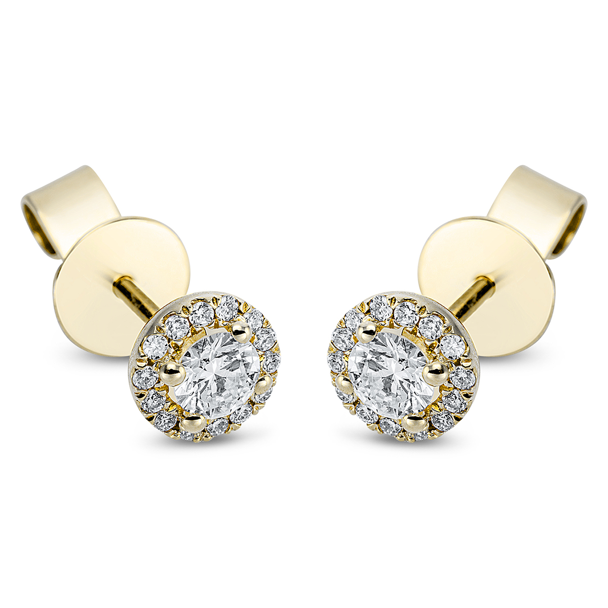 Ohrstecker  18kt Gelbgold mit 0,37ct Diamanten