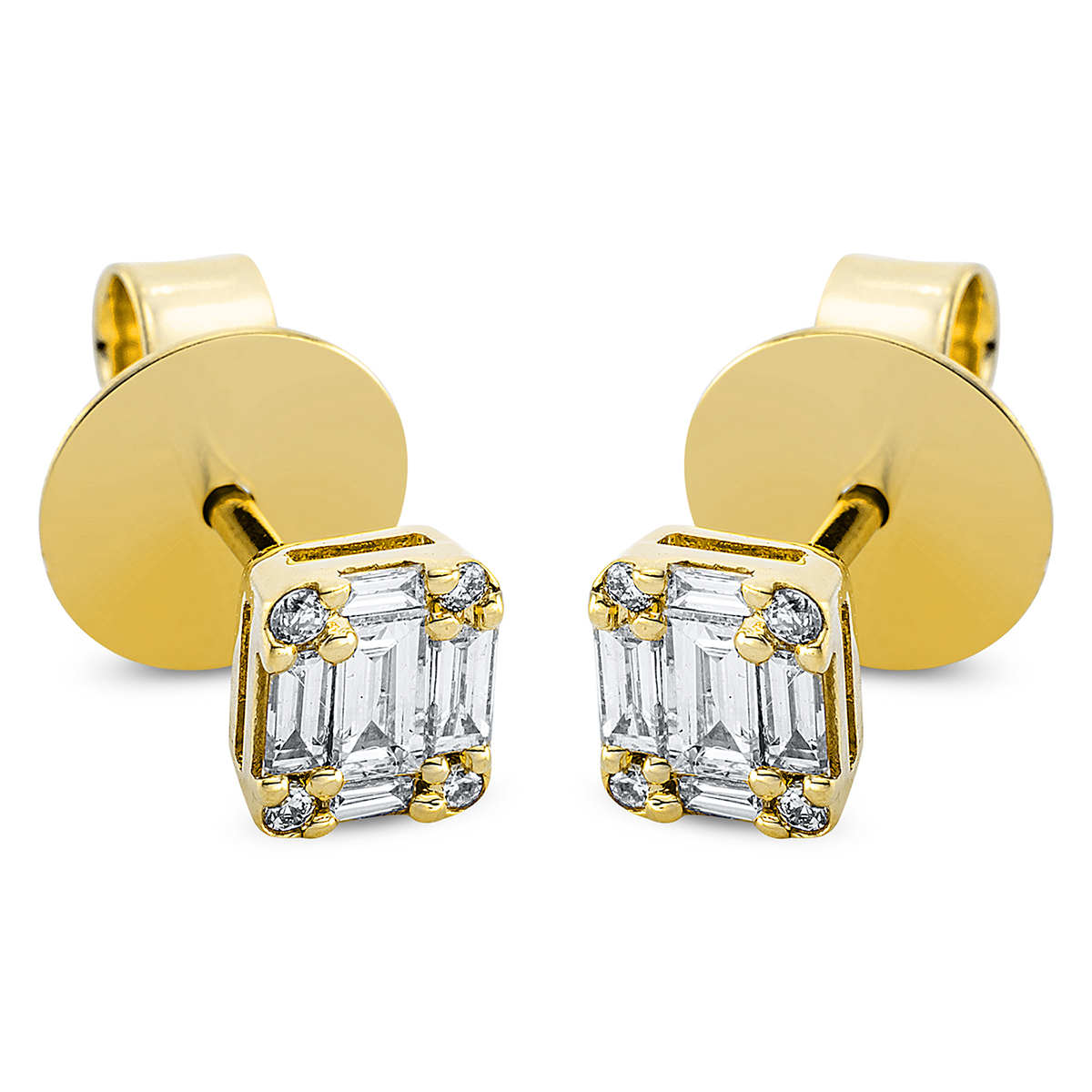 Ohrstecker  18kt Gelbgold mit 0,30ct Diamanten