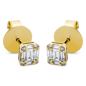 Ohrstecker  18kt Gelbgold mit 0,30ct Diamanten