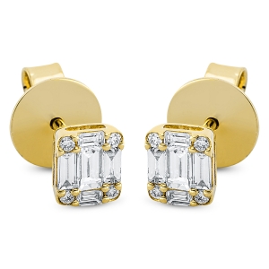 Ohrstecker  18kt Gelbgold mit 0,41ct Diamanten