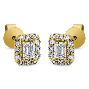 Ohrstecker  18kt Gelbgold mit 0,48ct Diamanten