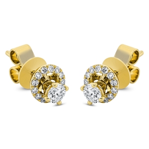 Ohrstecker  18kt Gelbgold mit 0,44ct Diamanten