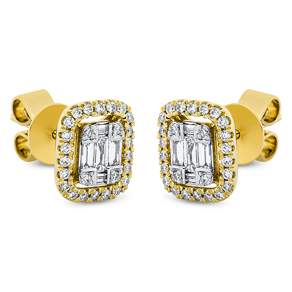 Ohrstecker  18kt Gelbgold mit 0,36ct Diamanten