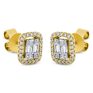 Ohrstecker  18kt Gelbgold mit 0,36ct Diamanten