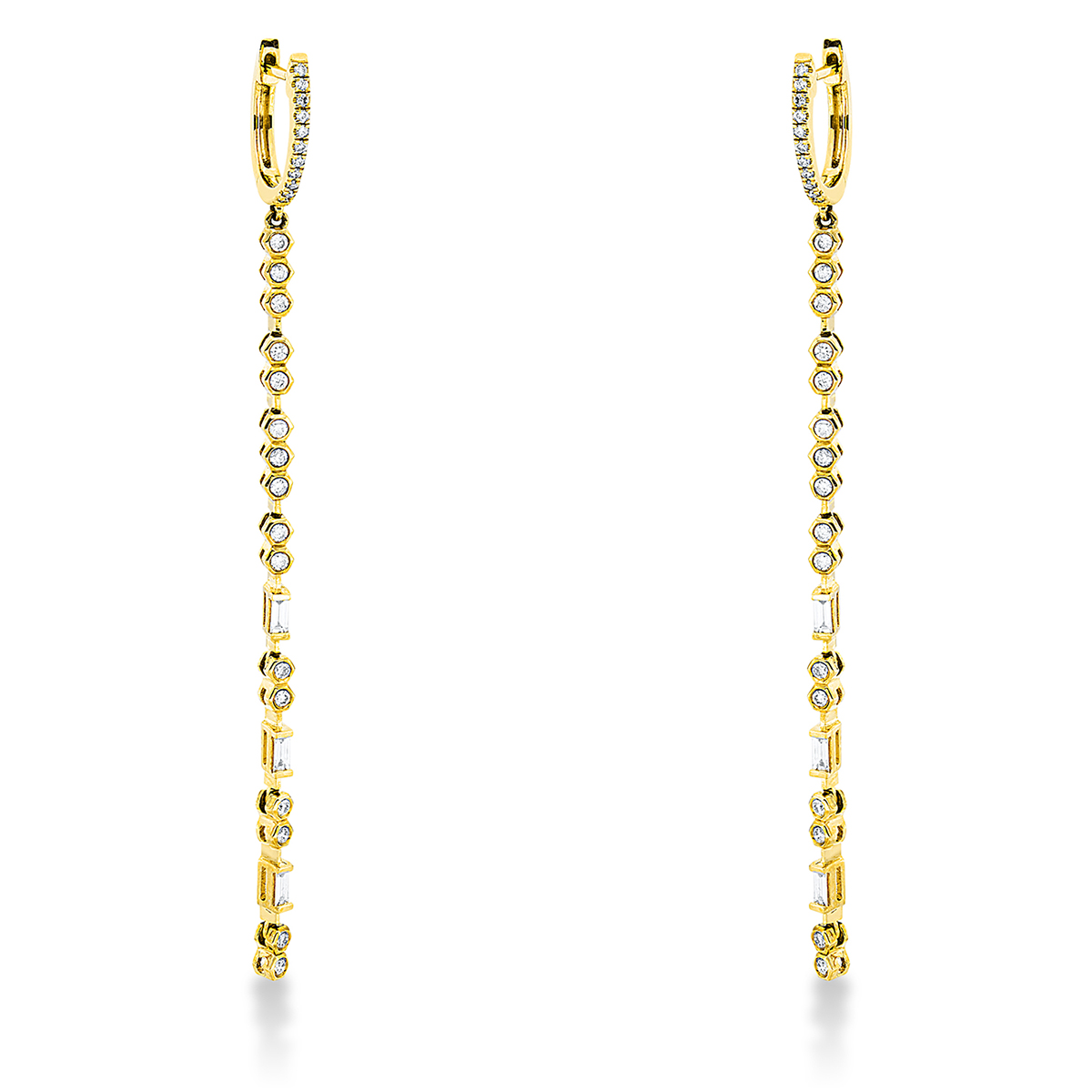 Ohrschmuck  18kt Gelbgold mit 0,66ct Diamanten