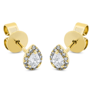 Ohrstecker  18kt Gelbgold mit 0,29ct Diamanten