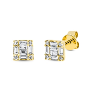 Ohrstecker  18kt Gelbgold mit 0,25ct Diamanten