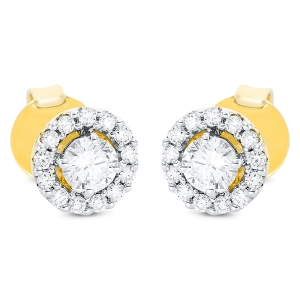 Ohrstecker  18kt Gelbgold mit 0,53ct Diamanten