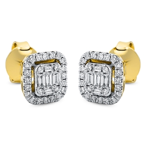 Ohrstecker  18kt Gelbgold mit 0,36ct Diamanten