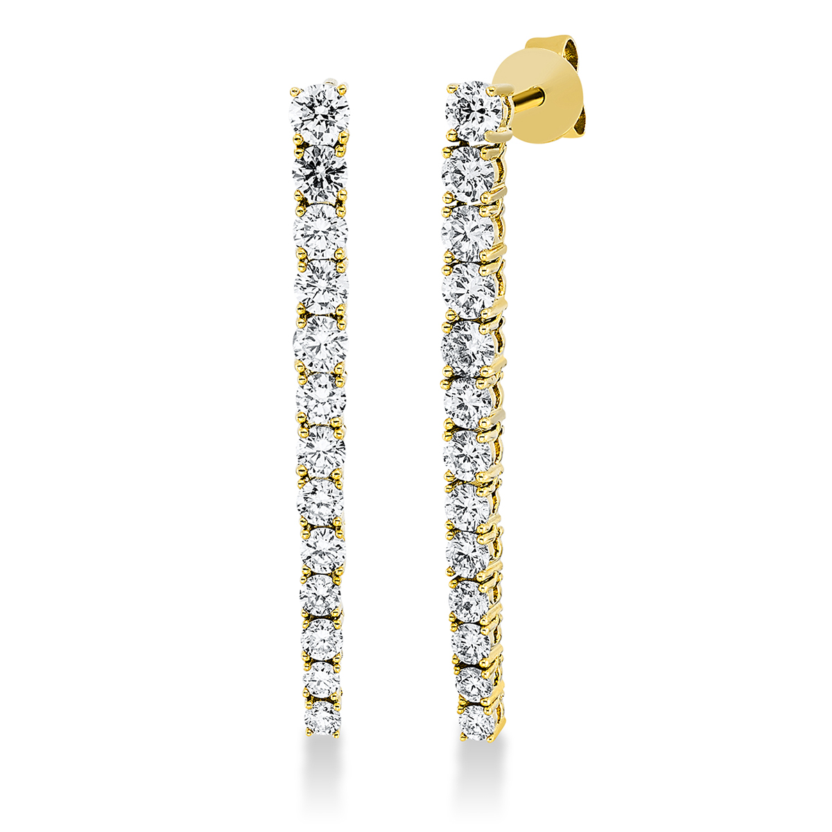 Ohrschmuck  18kt Gelbgold mit 1,30ct Diamanten