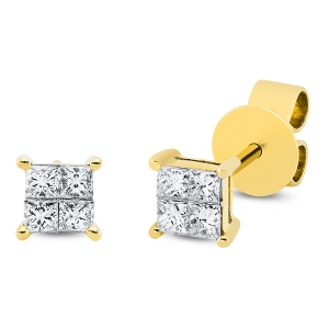 Ohrstecker  18kt Gelbgold mit 0,31ct Diamanten