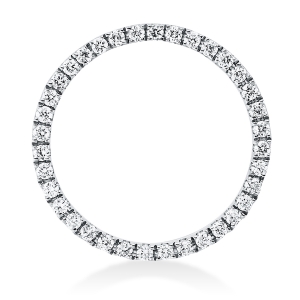 Anhänger  18kt Gelbgold  Kreis mit 0,15ct Diamanten