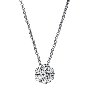 Collier  950PL Platin mit 0,52ct Diamanten