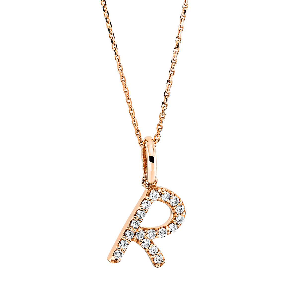 Collier 18 kt RG R