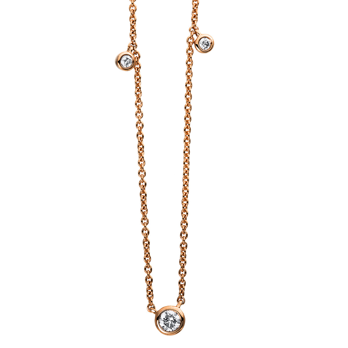 Collier 18 kt RG