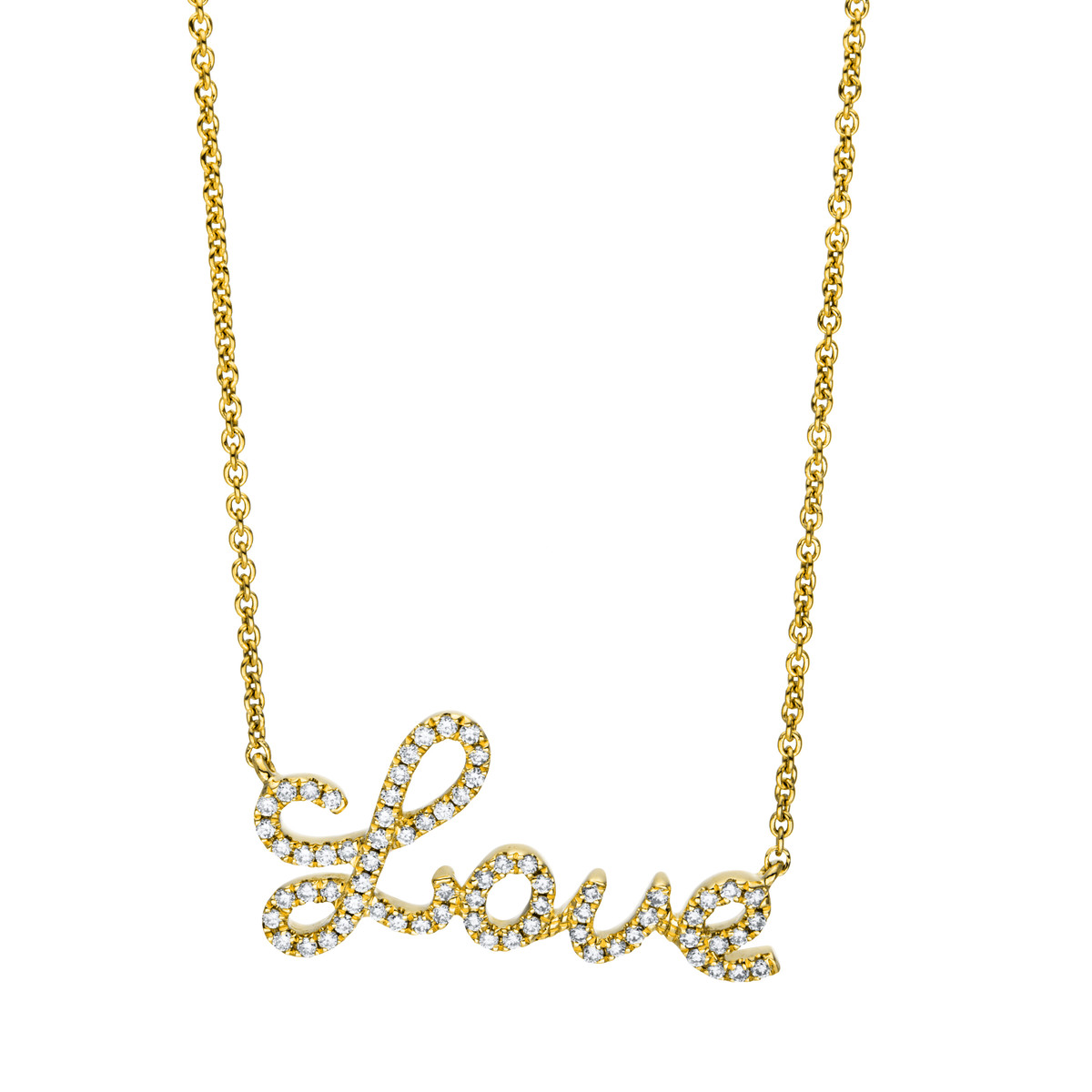 Collier 18 kt GG lov