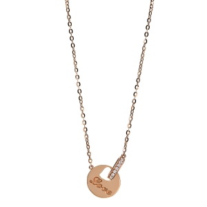 Collier 18 kt RG