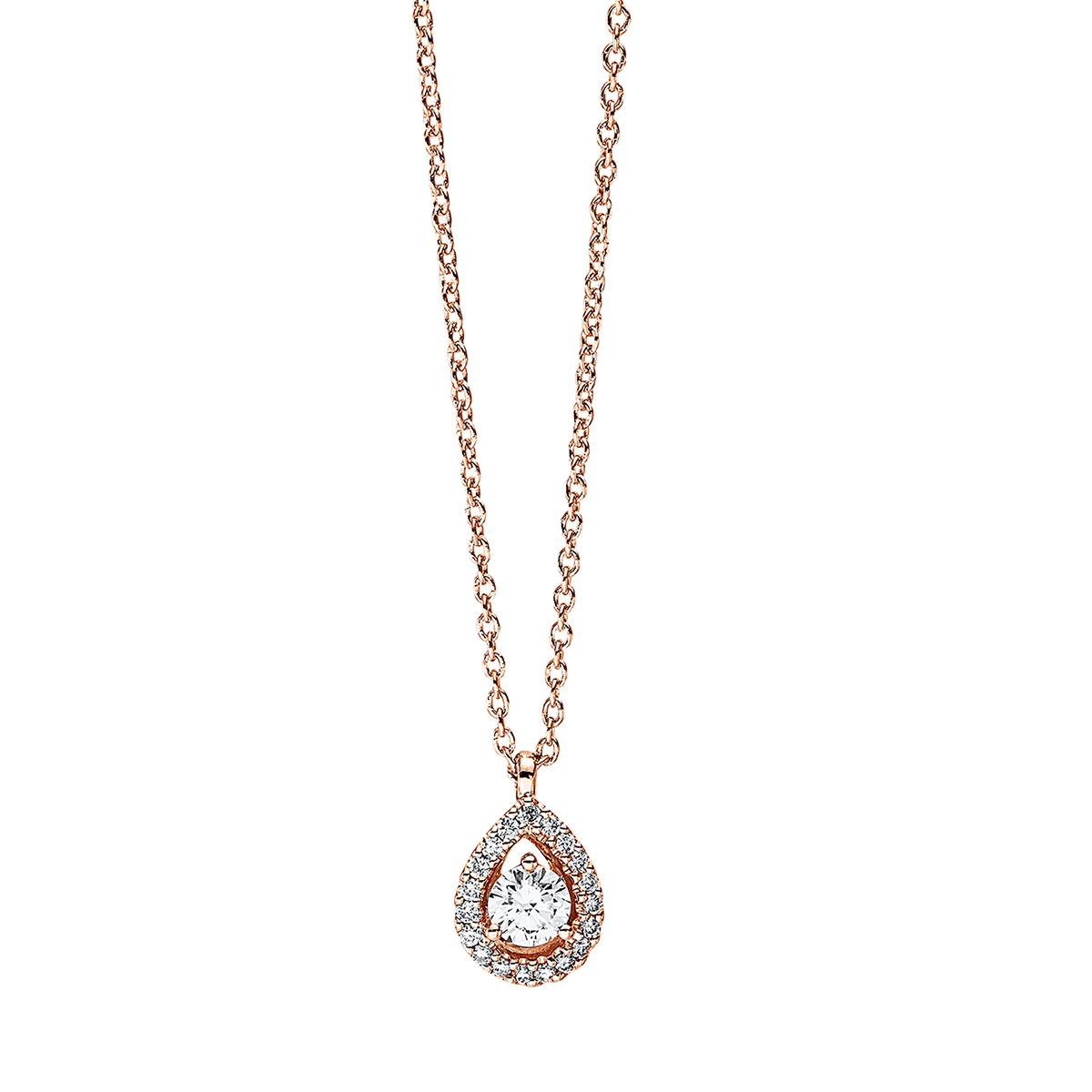 Collier 18 kt RG