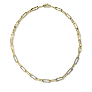 Collier  18kt Gelbgold mit 1,26ct Diamanten