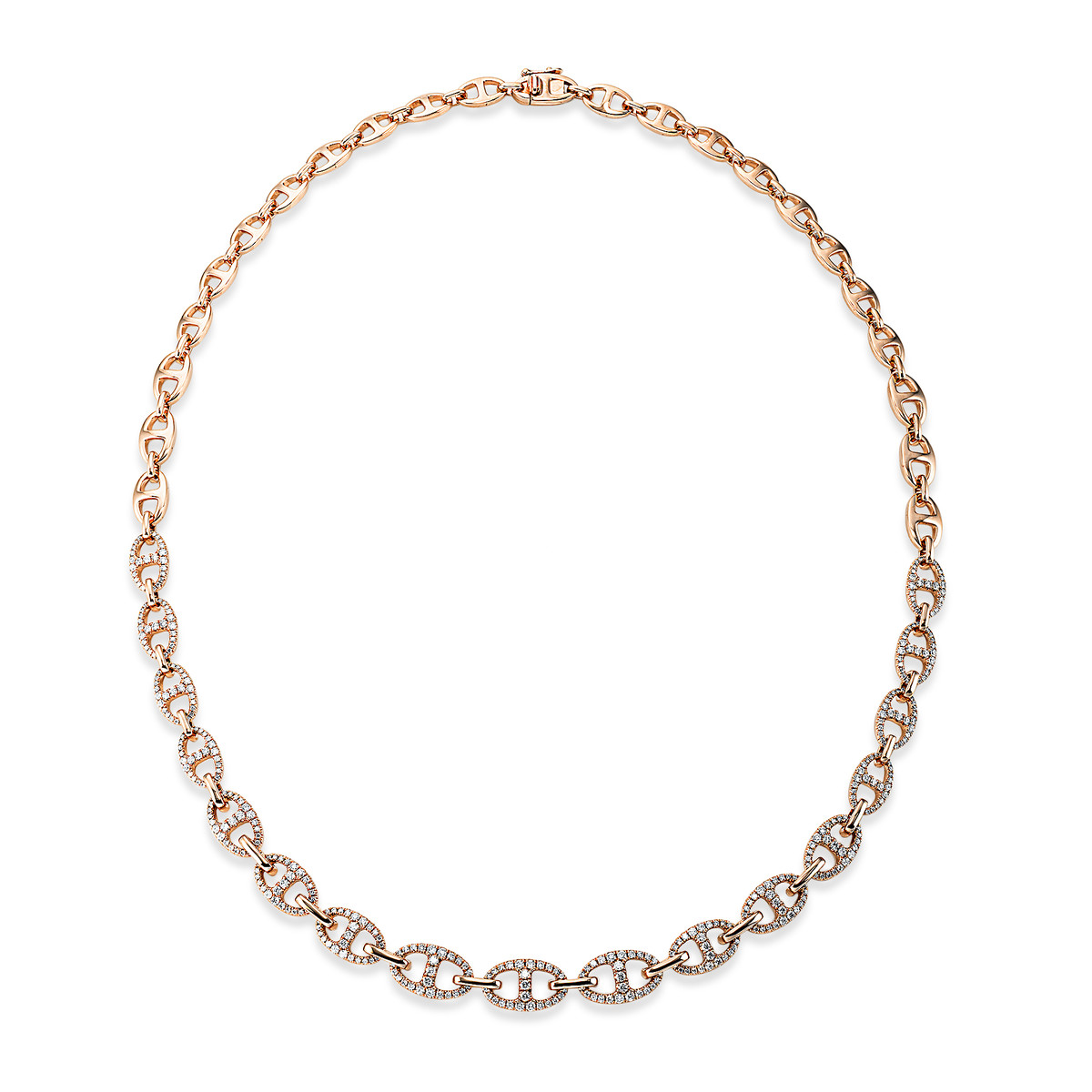 Collier  18kt Rotgold mit 2,60ct Diamanten