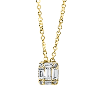 Collier  18kt Gelbgold mit 0,16ct Diamanten