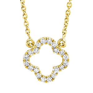 Collier  18kt Gelbgold mit ZÖ 40 cm + 43 cm mit 0,08ct Diamanten