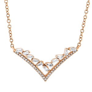 Collier  18kt Rotgold mit ZÖ 40 cm + 43 cm mit 0,29ct Diamanten