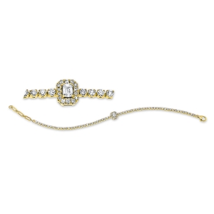 Armband  18kt Gelbgold mit 1,77ct Diamanten