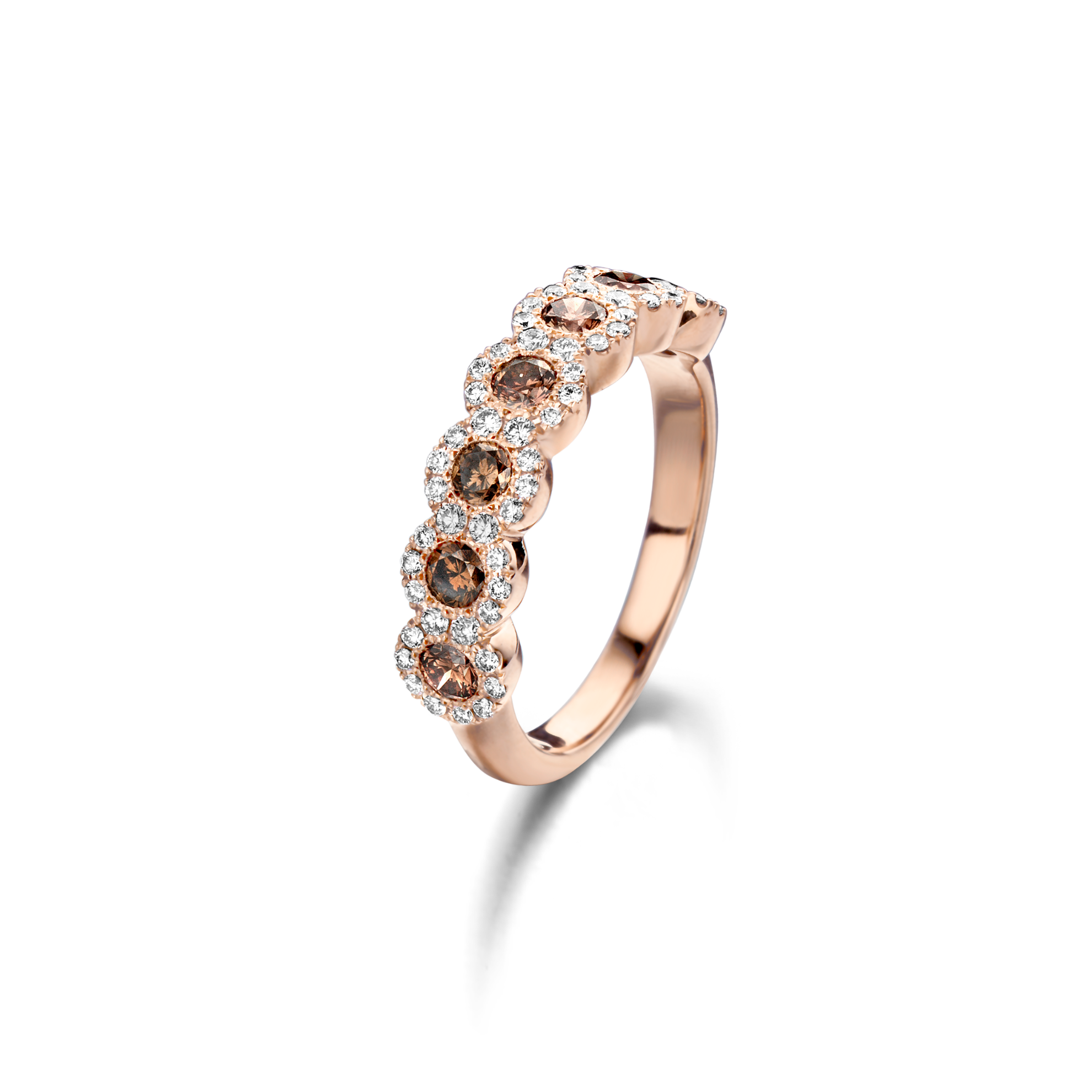Bild von Bloch Eternity Ring 18K Rosegold mit Diamanten