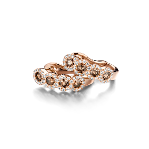 Bild von Bloch Eternity Ring 18K Rosegold mit Diamanten