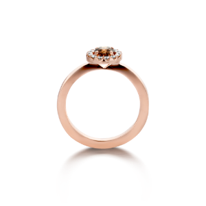 Bild von Bloch Wed-Fit Ring 18K Rosegold mit Diamanten