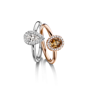 Bild von Bloch Wed-Fit Ring 18K Rosegold mit Diamanten