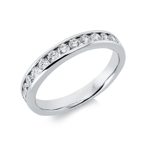 Memoire halb Ring  18kt Gelbgold mit 0,50ct Diamanten