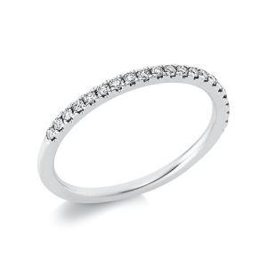 Memoire halb Ring  14kt Gelbgold mit 0,20ct Diamanten