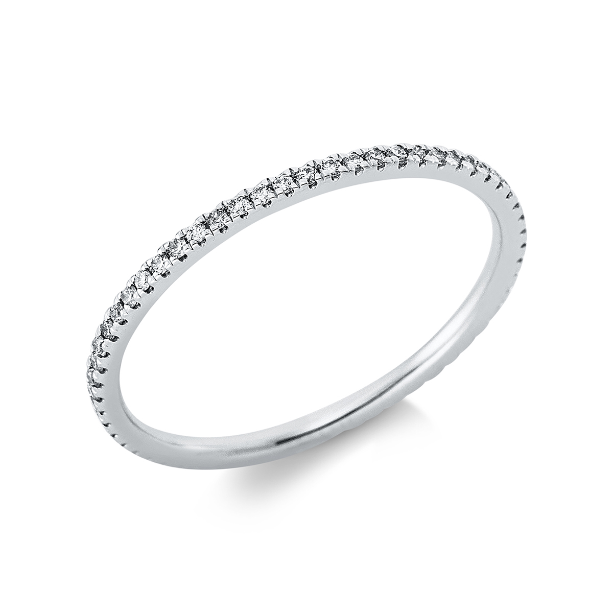 Infinity Memoire Ring  950PL Platin mit 0,20ct Diamanten