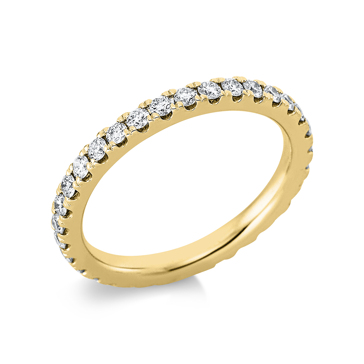 Infinity Memoire Ring  18kt Gelbgold mit 0,79ct Diamanten