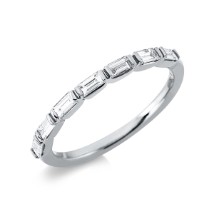 Memoire halb Ring  18kt Gelbgold mit 0,35ct Diamanten