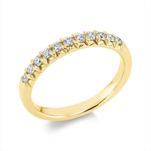 Ring  18kt Gelbgold mit 0,33ct Diamanten