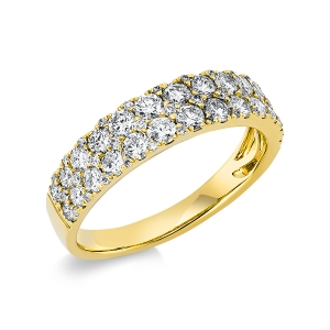 Ring  18kt Gelbgold mit 1,13ct Diamanten