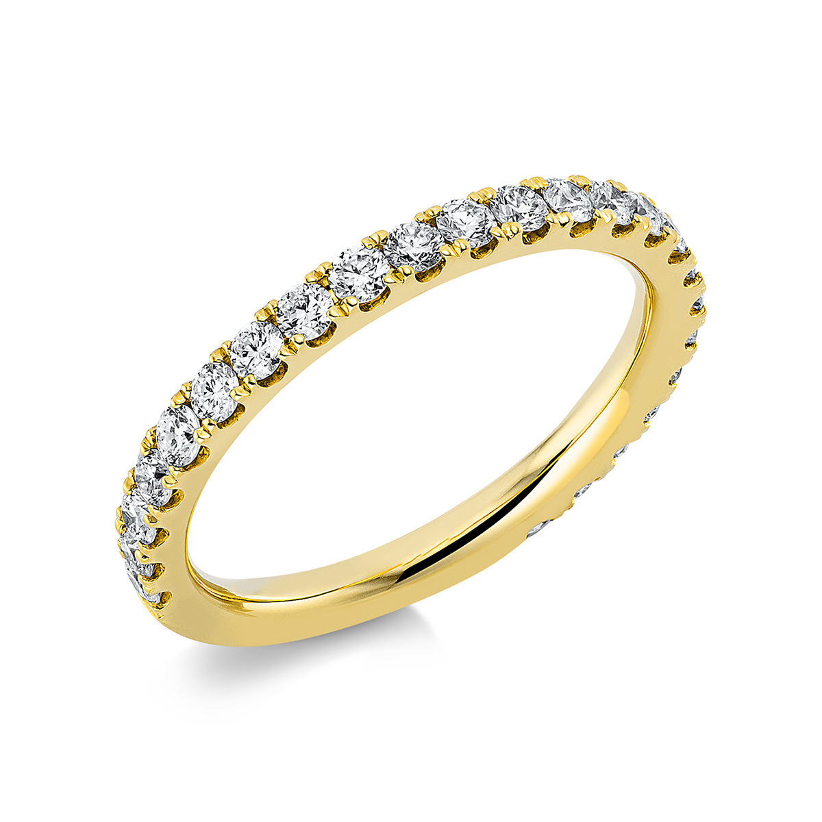 Infinity Memoire Ring  18kt Gelbgold mit 0,72ct Diamanten