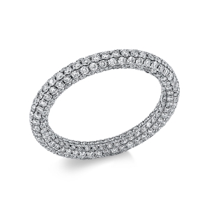 Pavé Ring  18kt Gelbgold mit 1,91ct Diamanten