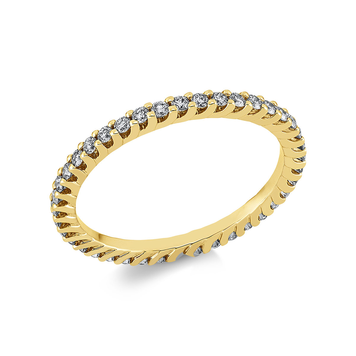 Infinity Memoire Ring  18kt Gelbgold mit 0,52ct Diamanten