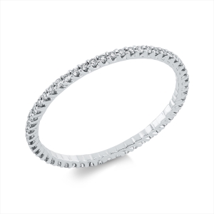 Infinity Memoire Ring  18kt Weißgold mit 0,26ct Diamanten