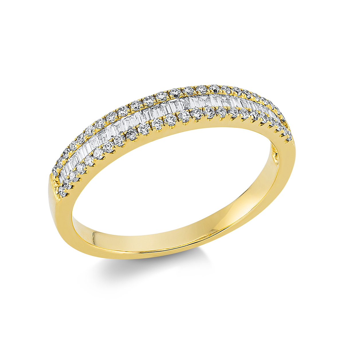 Ring  18kt Gelbgold mit 0,30ct Diamanten