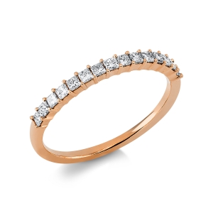 Memoire halb Ring  18kt Gelbgold mit 0,32ct Diamanten