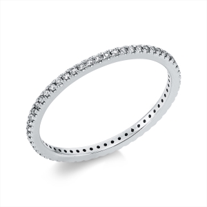 Infinity Memoire Ring  18kt Weißgold mit 0,24ct Diamanten