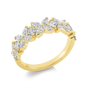 Ring  18kt Gelbgold mit 1,28ct Diamanten